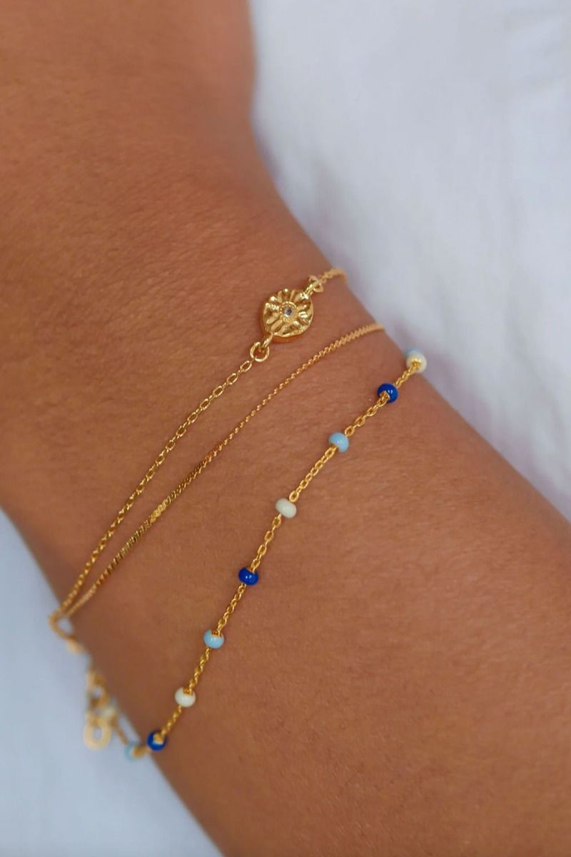 Enamel - Armbånd - Bracelet Naomi - Gold