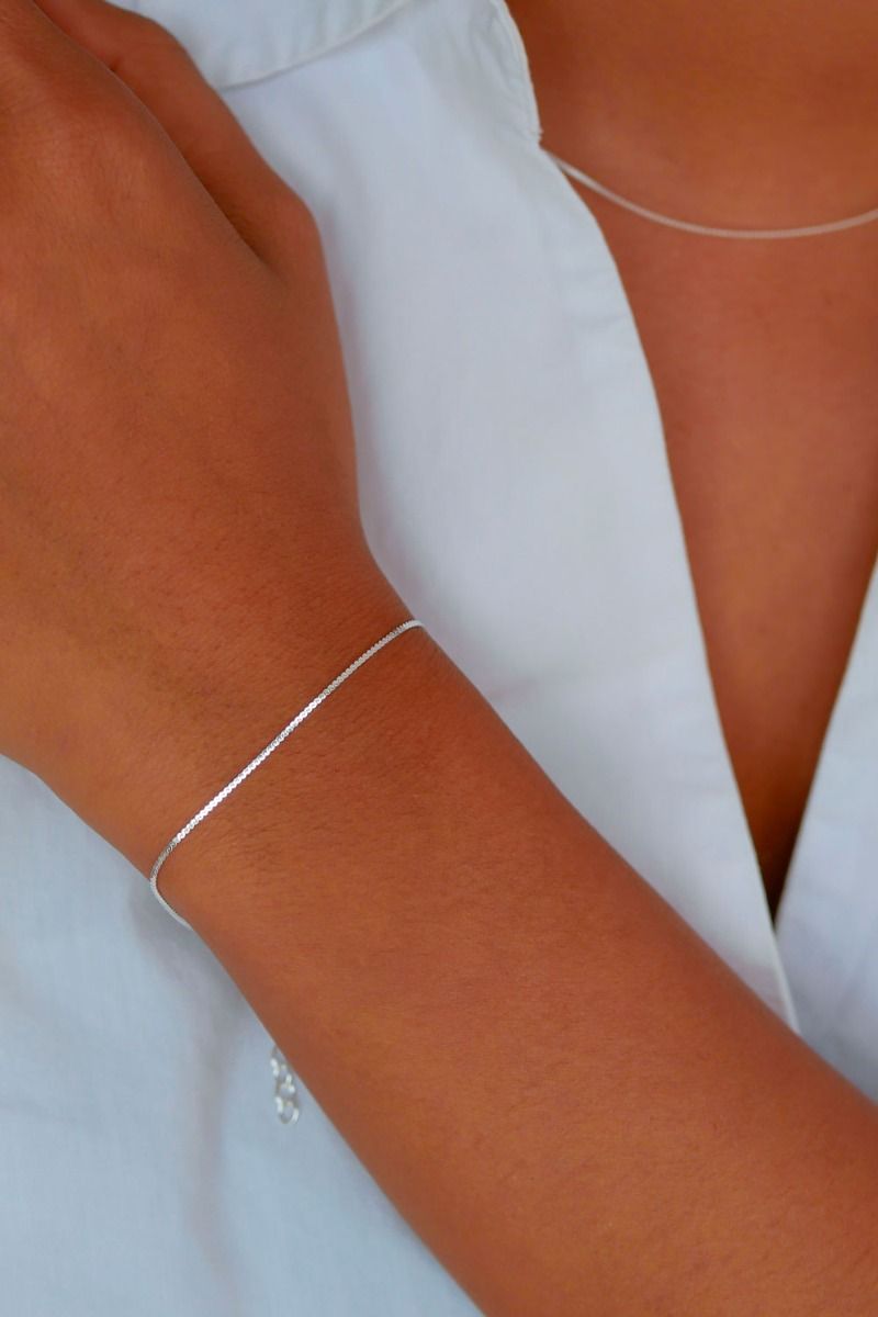 Enamel - Armbånd - Bracelet Naomi - Silver