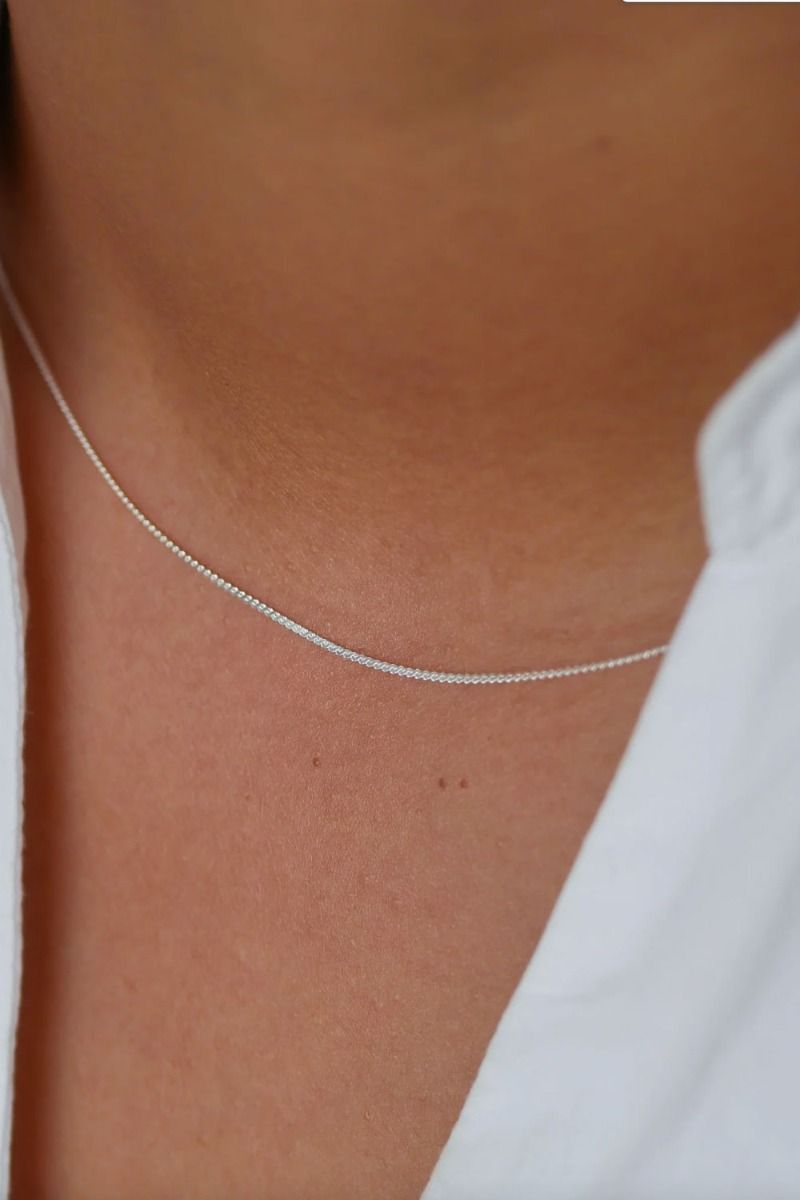 Enamel - Halskæde - Necklace Naomi - Silver