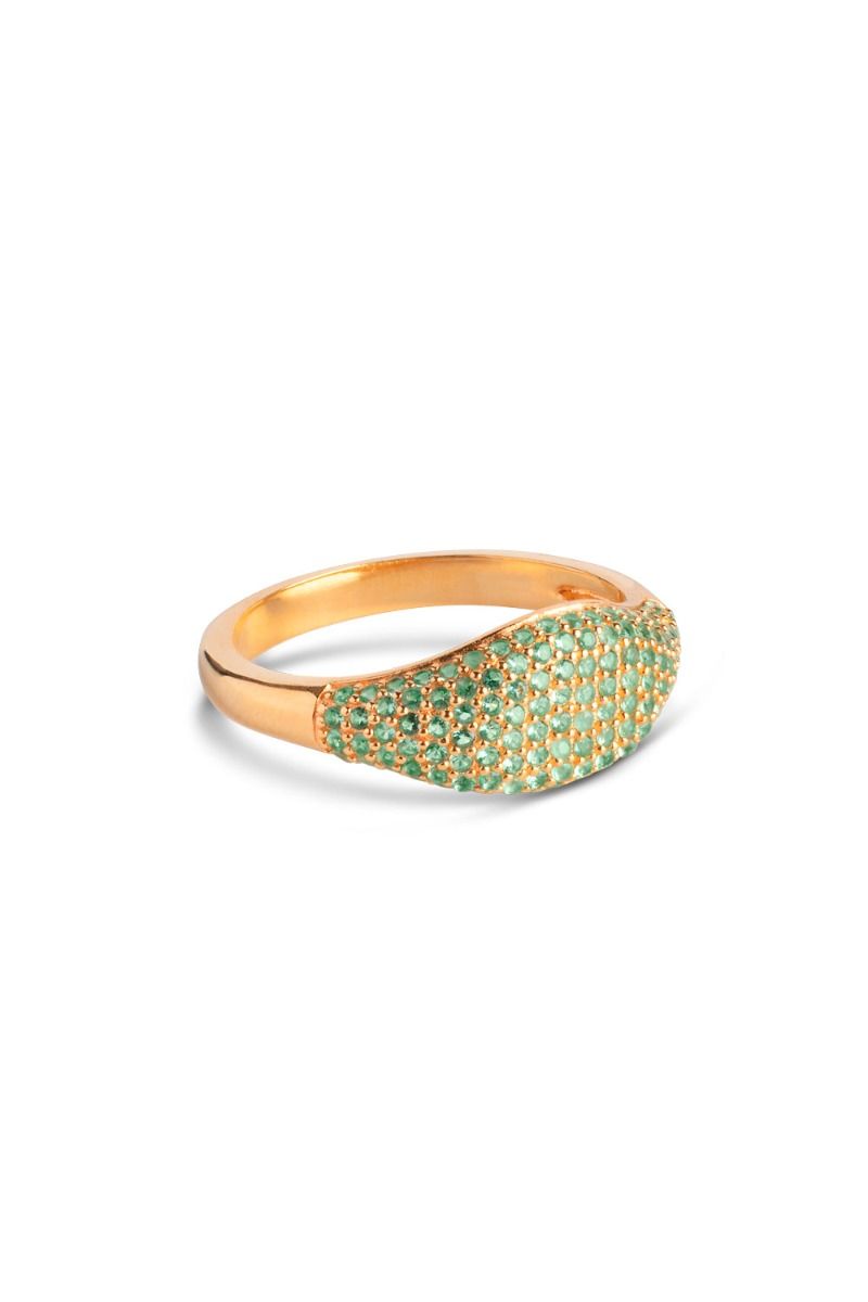 Enamel - Ring - Sparkling Mary - Green