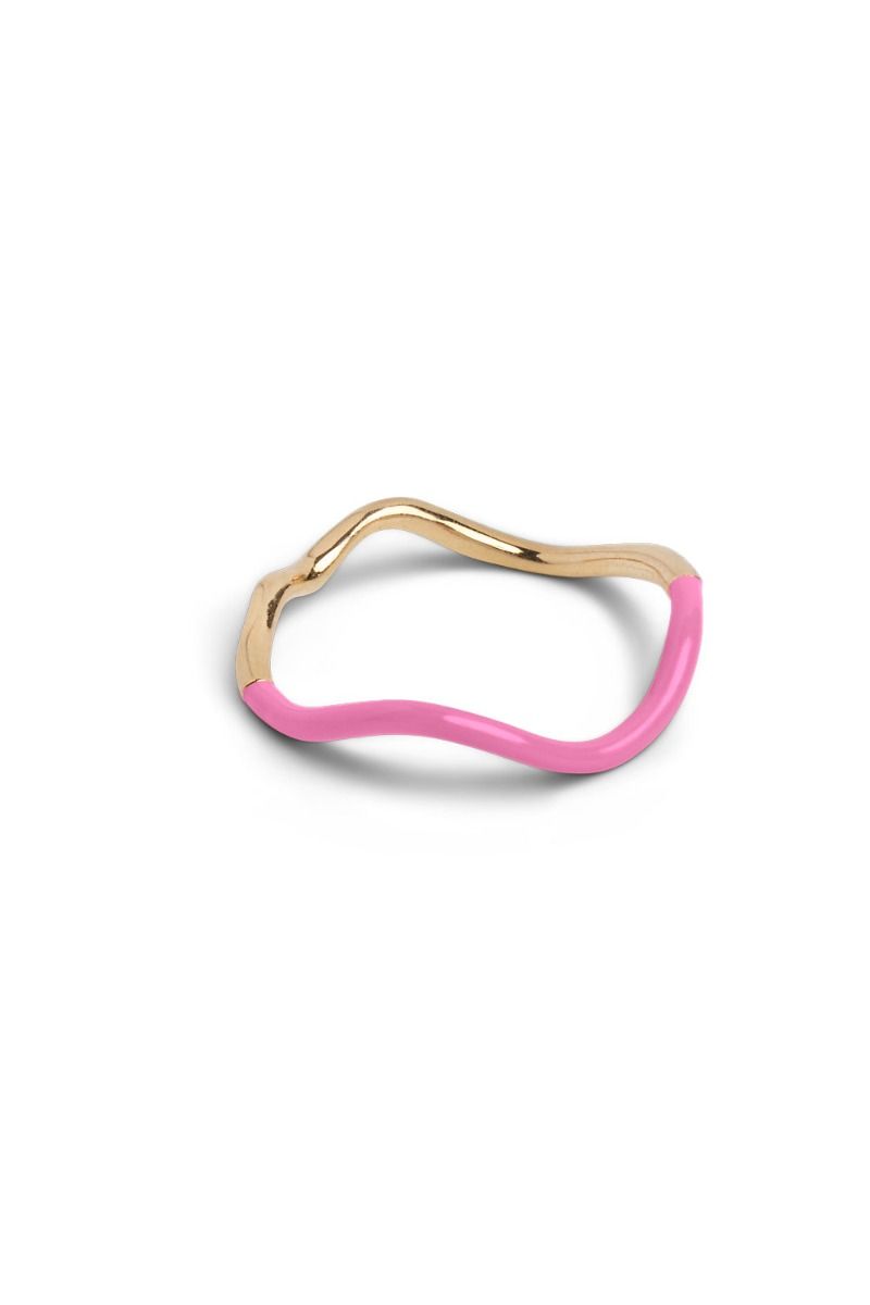 Enamel - Ring - Sway Ring - Pink