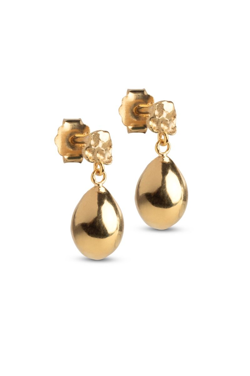 Enamel - Øreringe - Poe - Guld