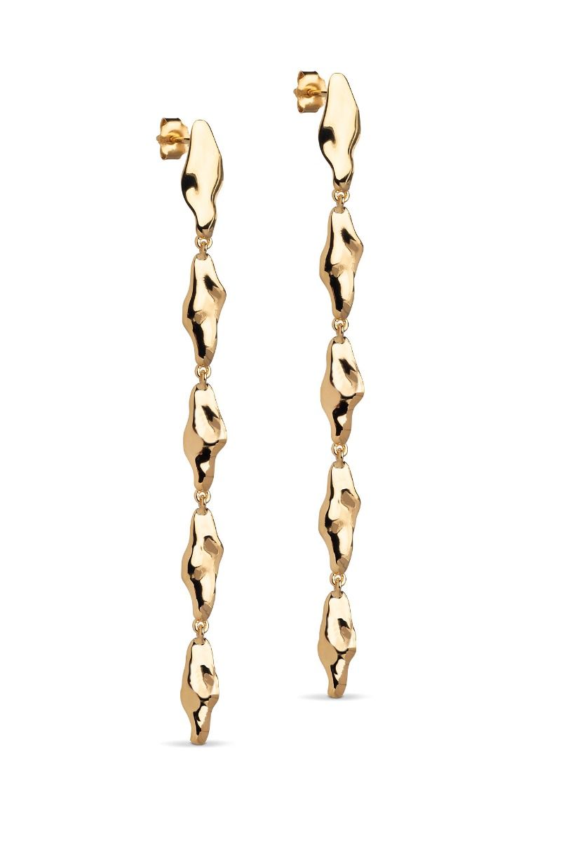 Enamel - Øreringe - Copenhagen Earrings, India - Guld