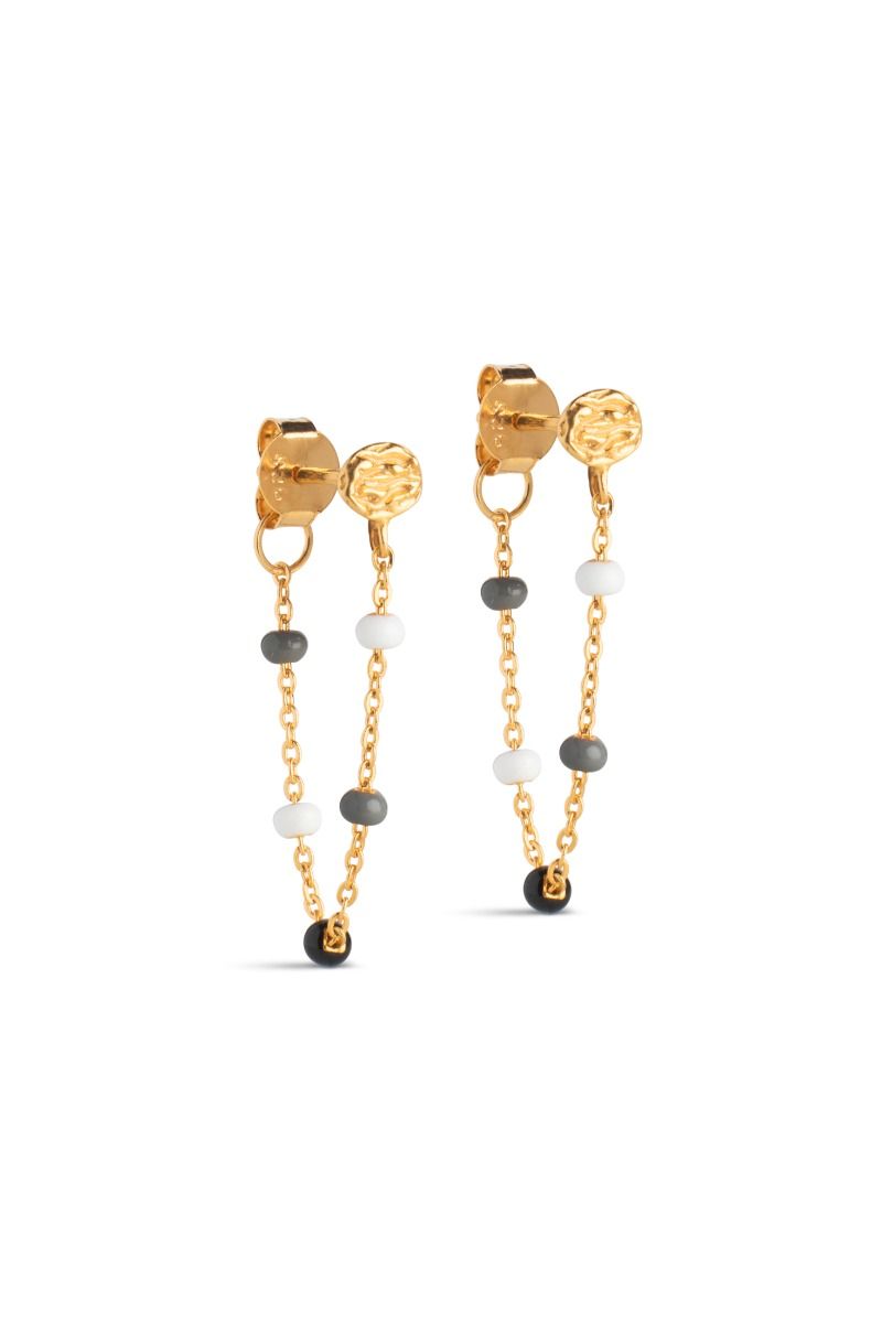 Enamel - Øreringe - Lola - Salt'n'Pepper