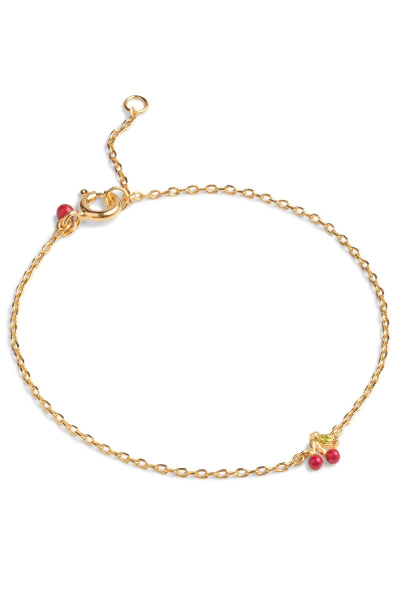 Enamel - Armbånd - Cherry Bracelet - Red