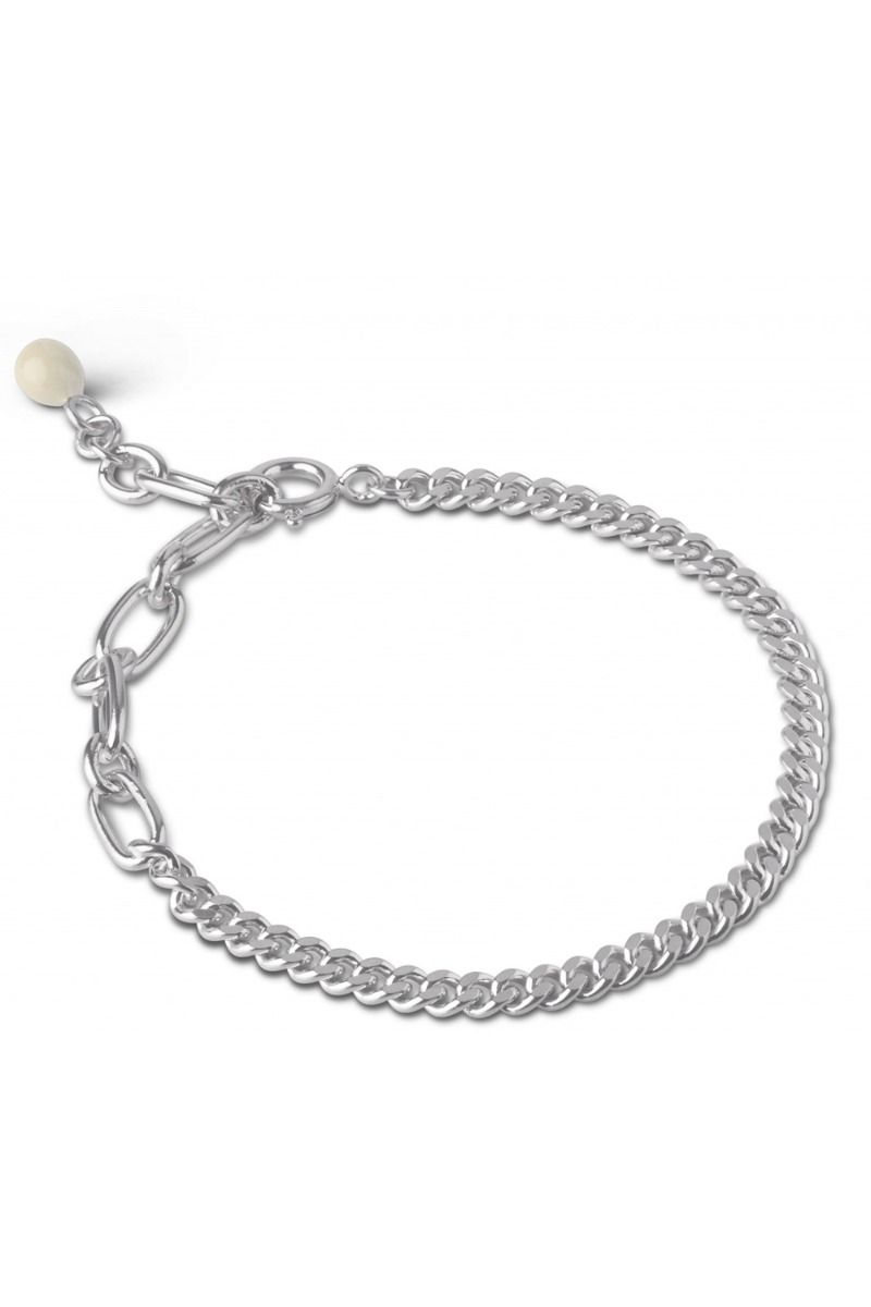 Enamel - Armbånd - Adelia Bracelet - Silver