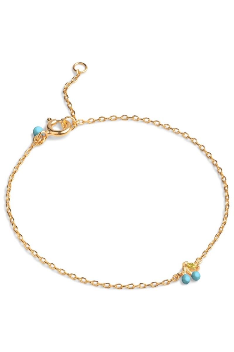 Enamel - Armbånd - Bracelet Cherry - Icy blue