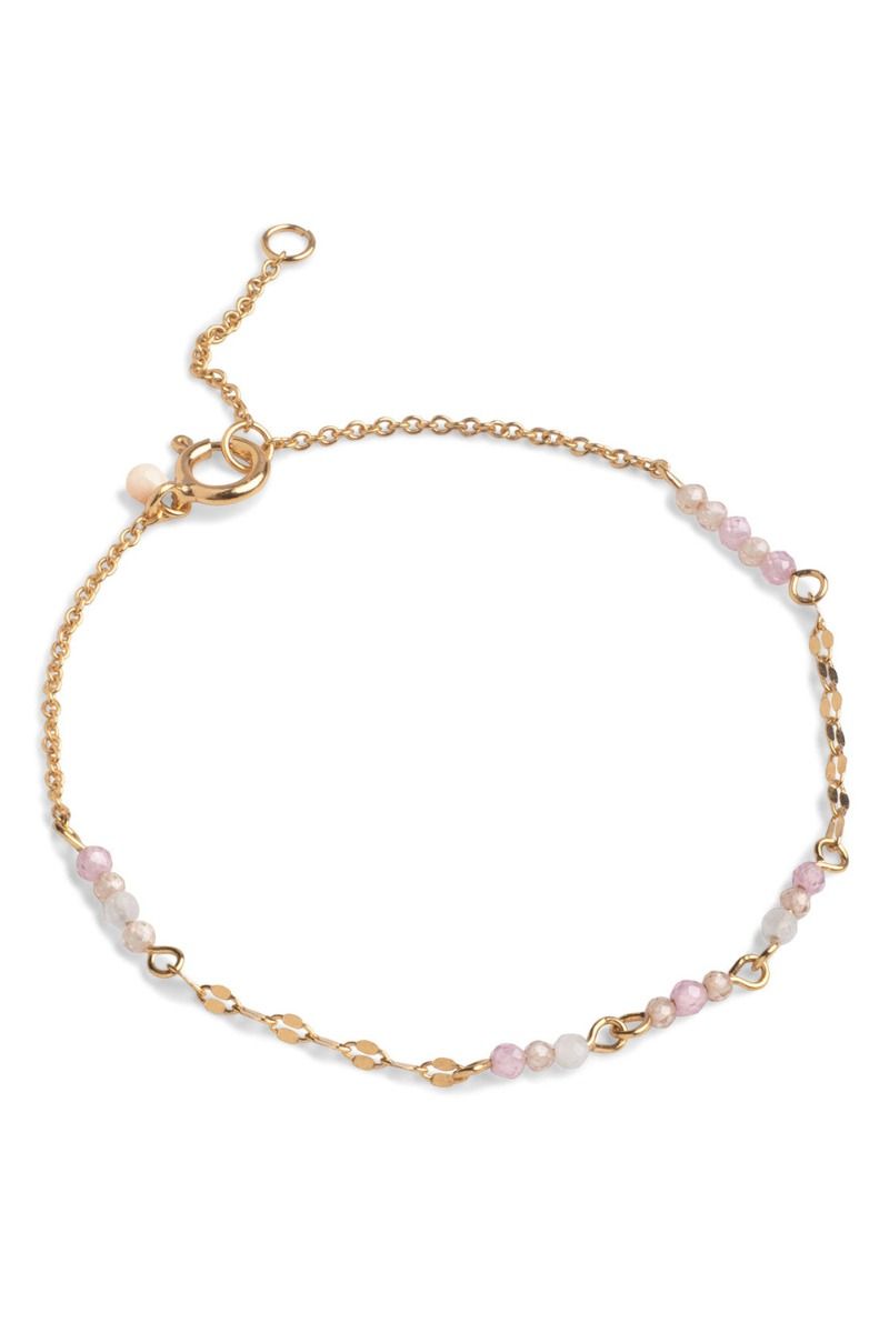 Enamel - Armbånd - Bracelet Claire - Moonstone/Rose Pink/Light Champagne