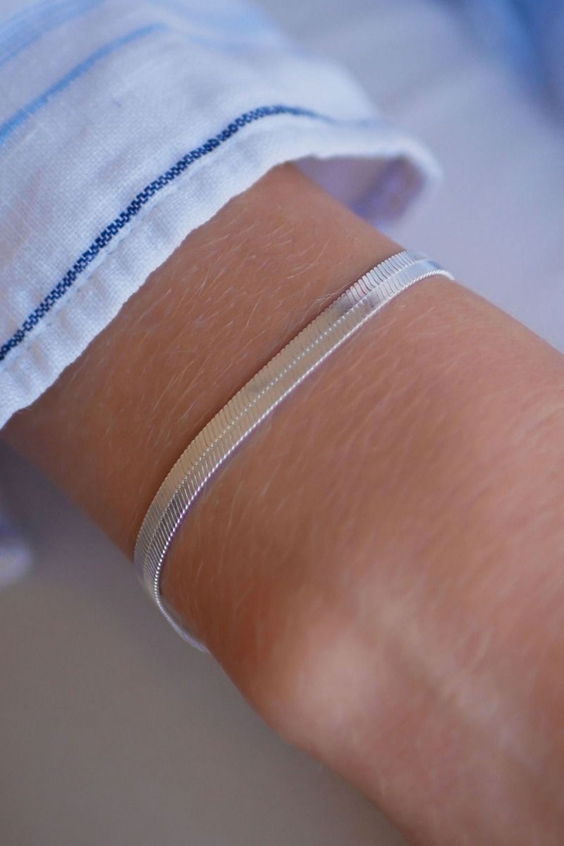 Enamel - Armbånd - Carla - Silver