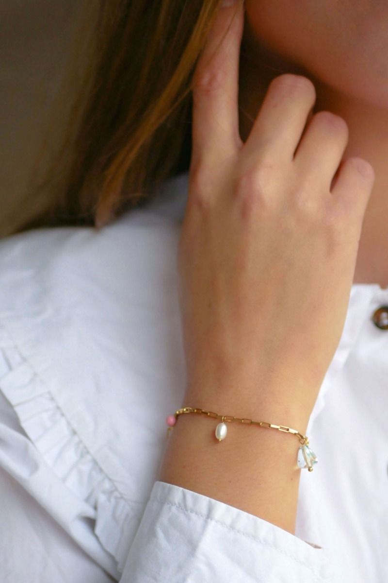 Enamel - Armbånd - Mellow Bracelet - Gold