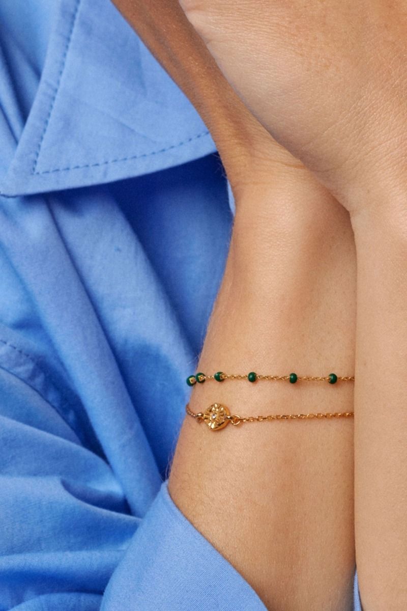 Enamel - Armbånd - Copenhagen Bracelet, Mini Esma - Light Blue