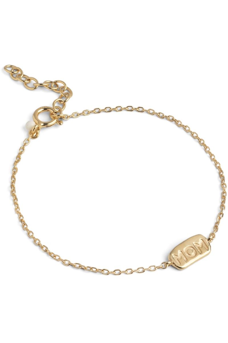 Enamel - Armbånd - Mom Bracelet - Gold 