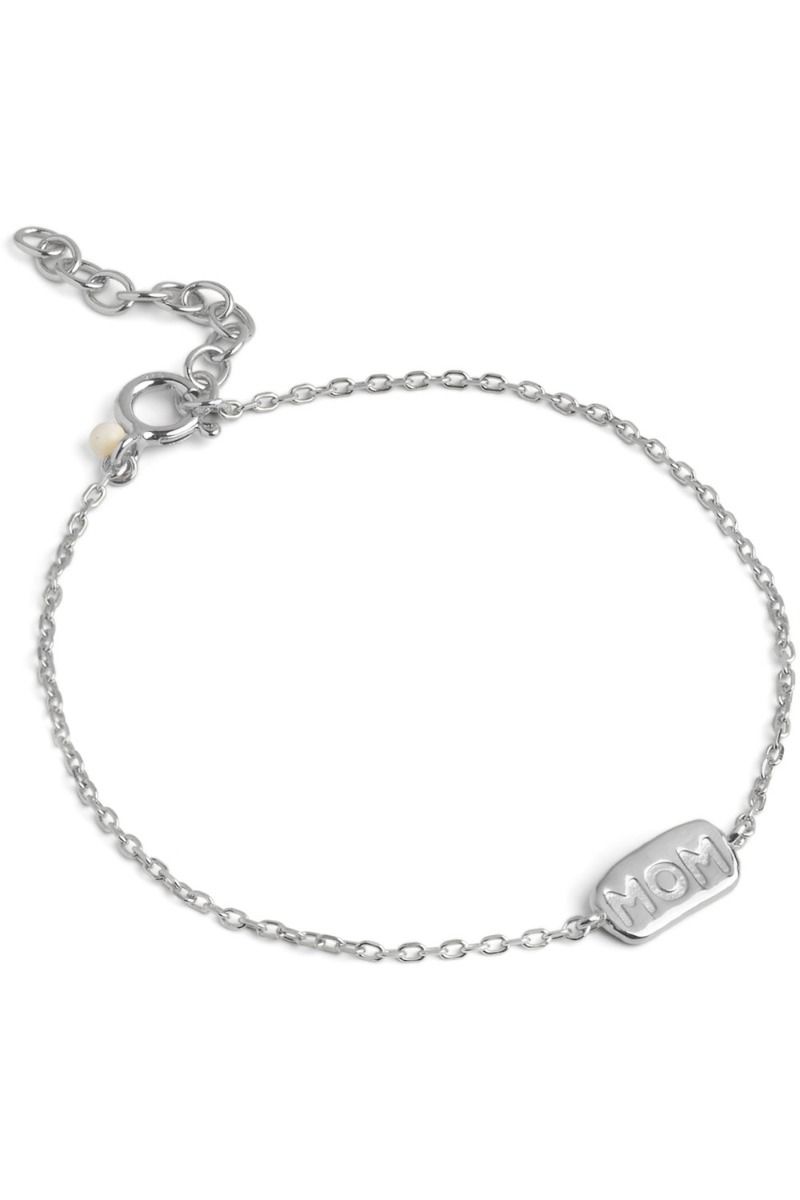 Enamel - Armbånd - Mom Bracelet - Silver 