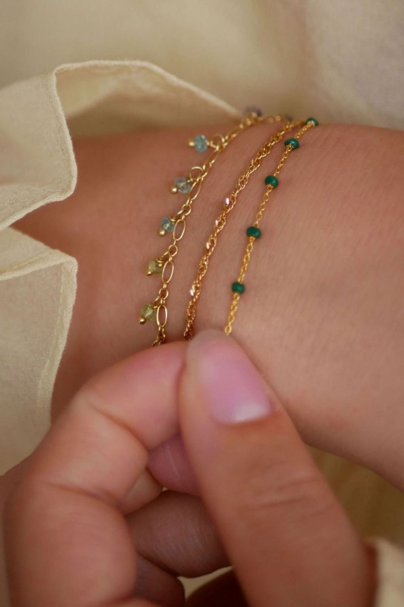 Enamel - Armbånd - Paloma Bracelet - Gold 