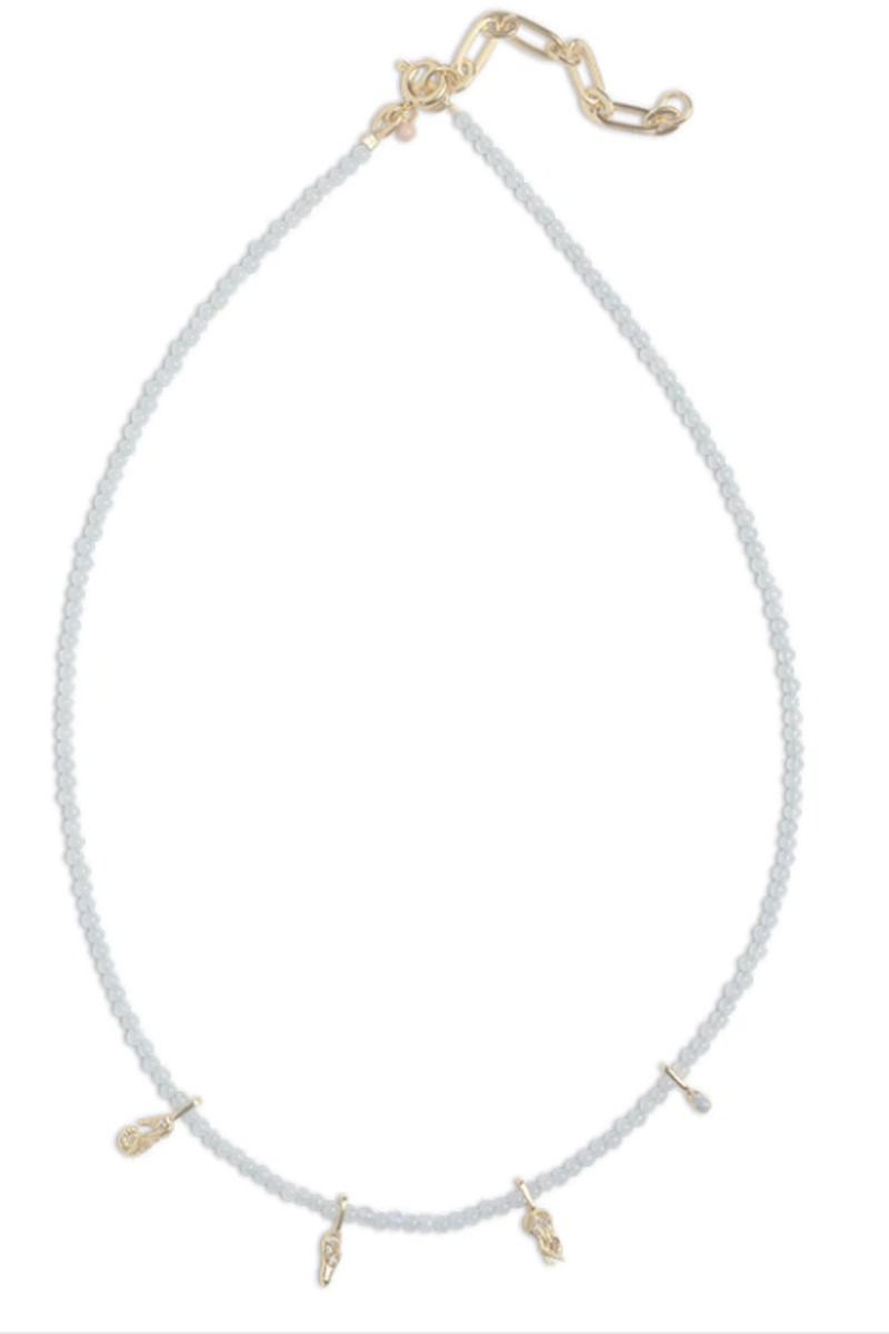 Enamel - Halskæde - Necklace Bahama - Aquamarine
