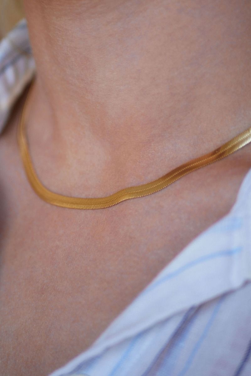 Enamel - Halskæde - Carla - Gold 