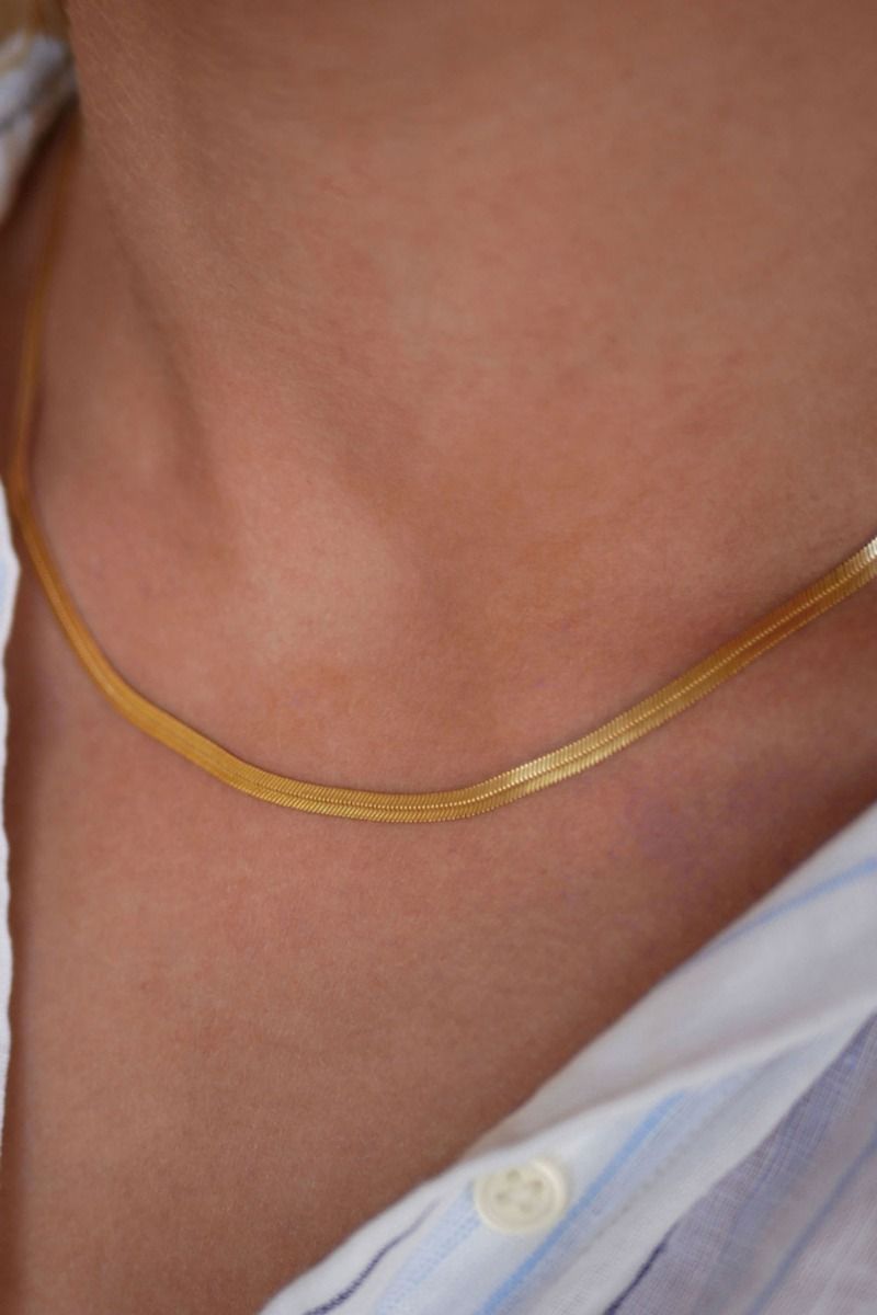 Enamel - Halskæde - Caroline - Gold