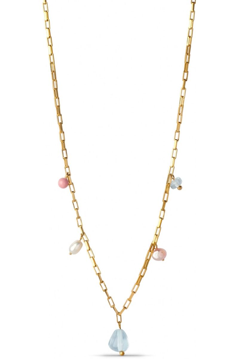 Enamel - Halskæde - Mellow Necklace - Gold