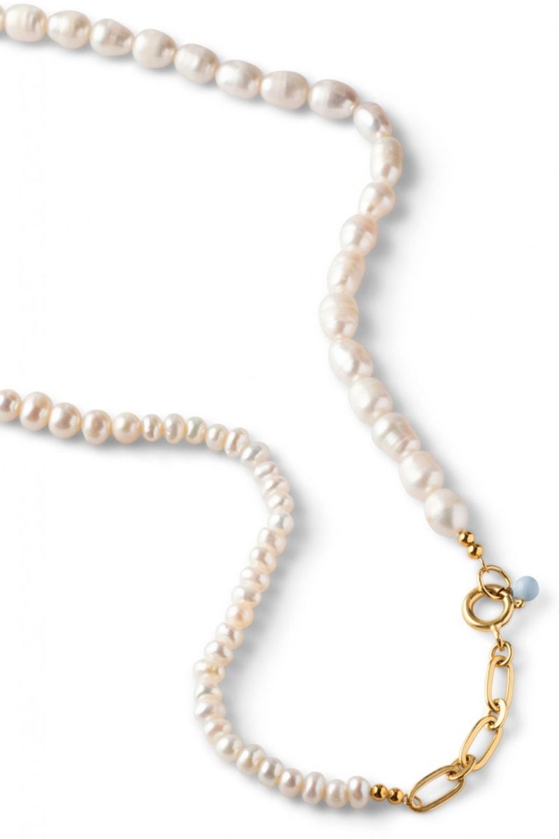 Enamel - Halskæde - Pearlie Necklace - Gold 