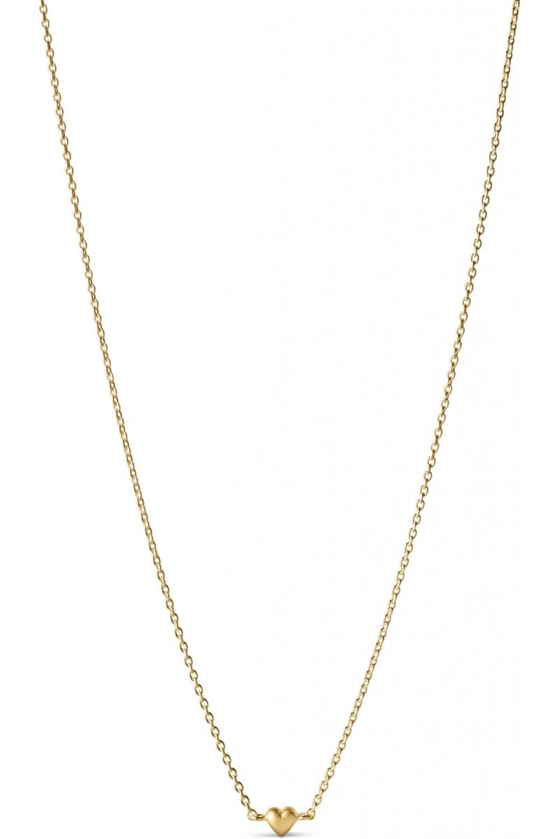 Enamel - Halskæde - Little Love Necklace - Gold