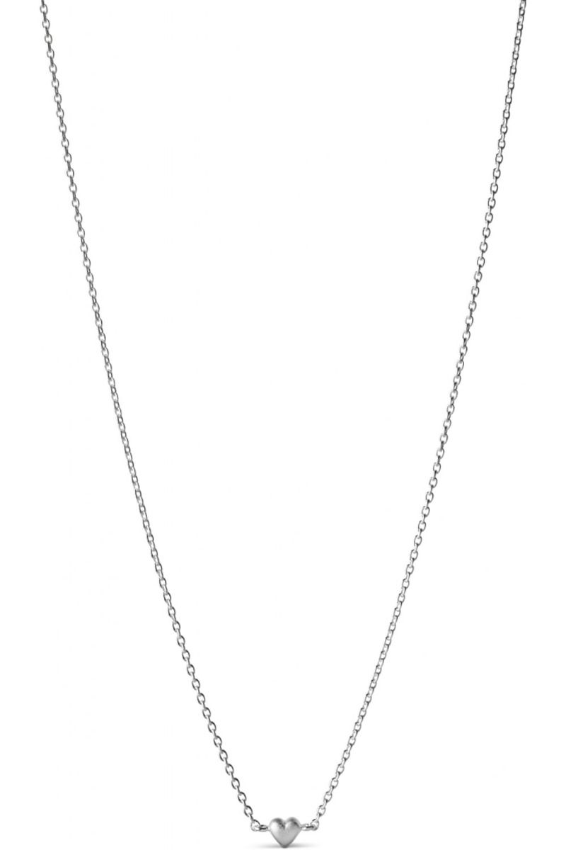 Enamel - Halskæde - Little Love Necklace - Silver
