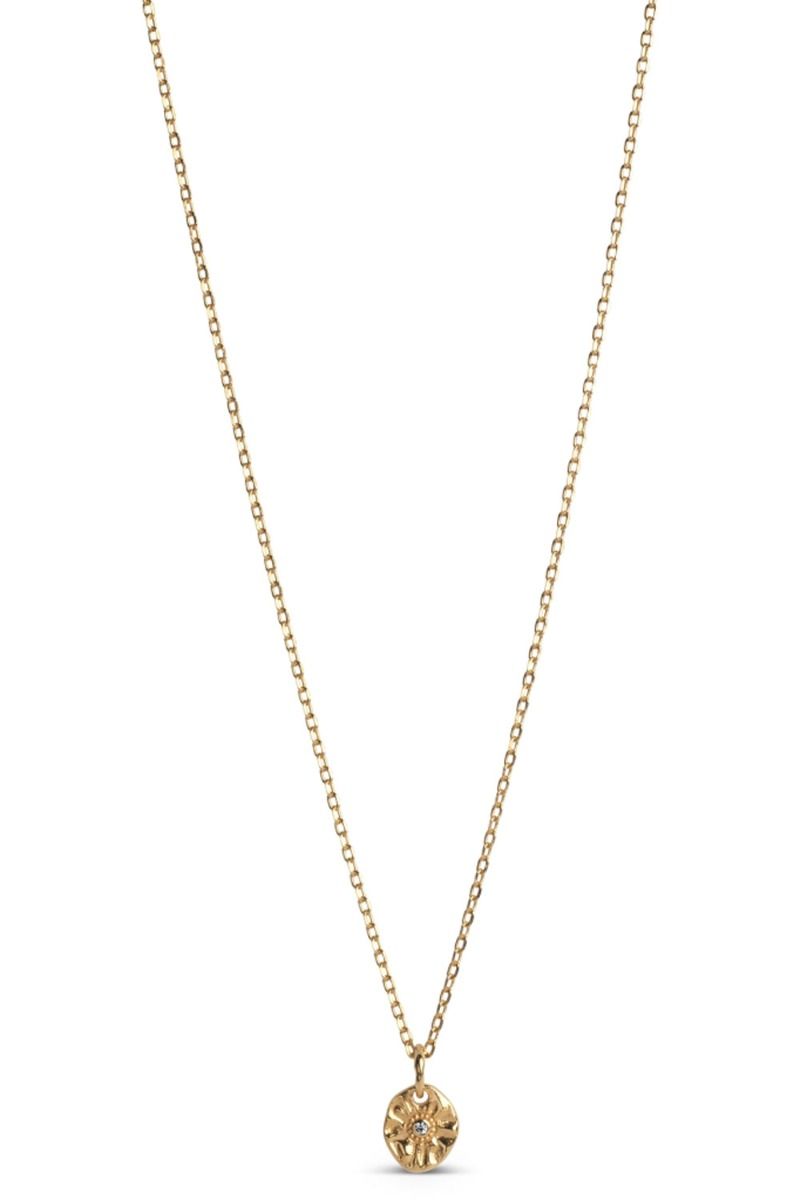 Enamel - Halskæde - Copenhagen Necklace, Mini Esma - Light Blue