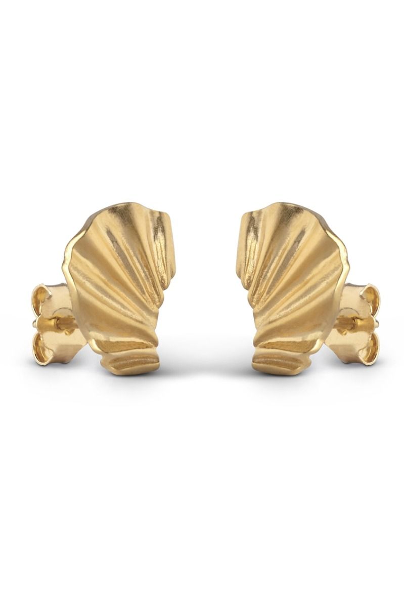 Enamel - Øreringe - Mini Wave - Gold