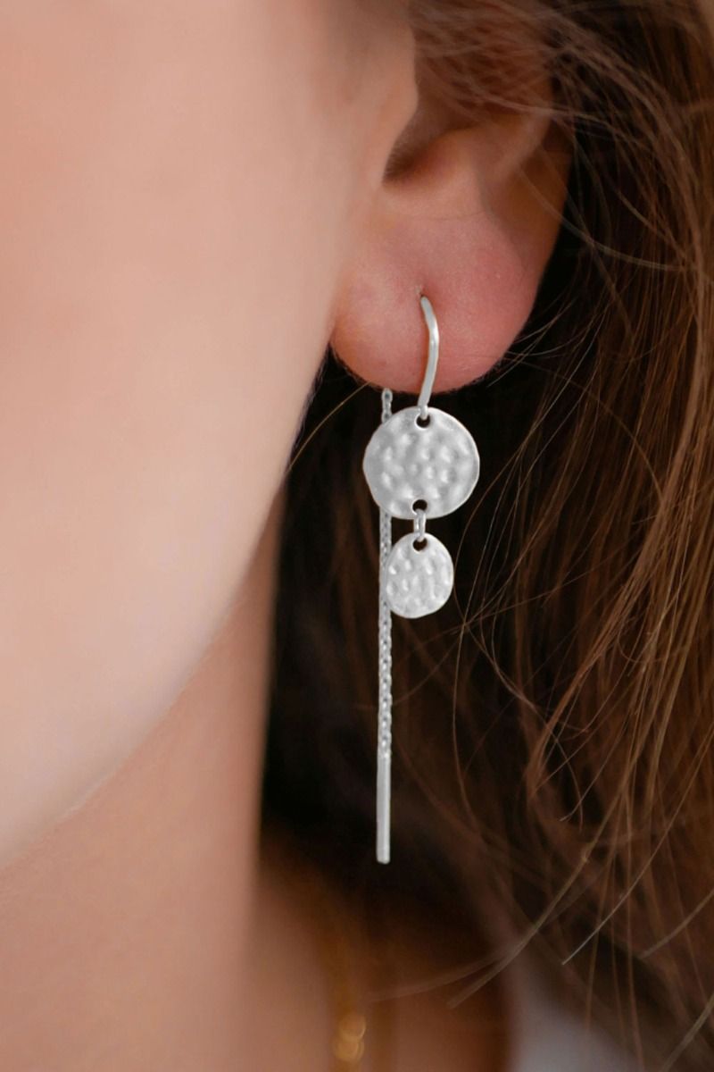 Enamel - Øreringe - Annora Earring - Silver