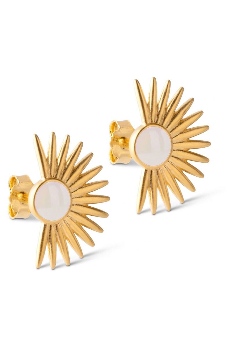 Enamel - Øreringe - Big Soleil Earring - Daisy