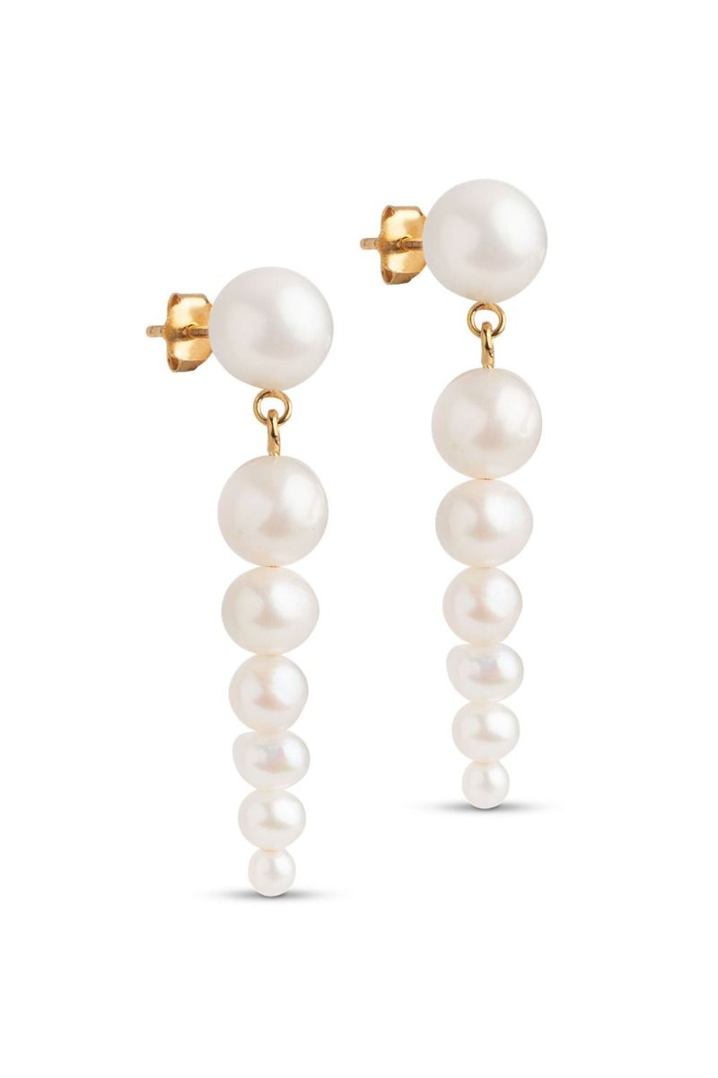 Enamel - Øreringe - Earring, Carmen - Pearls