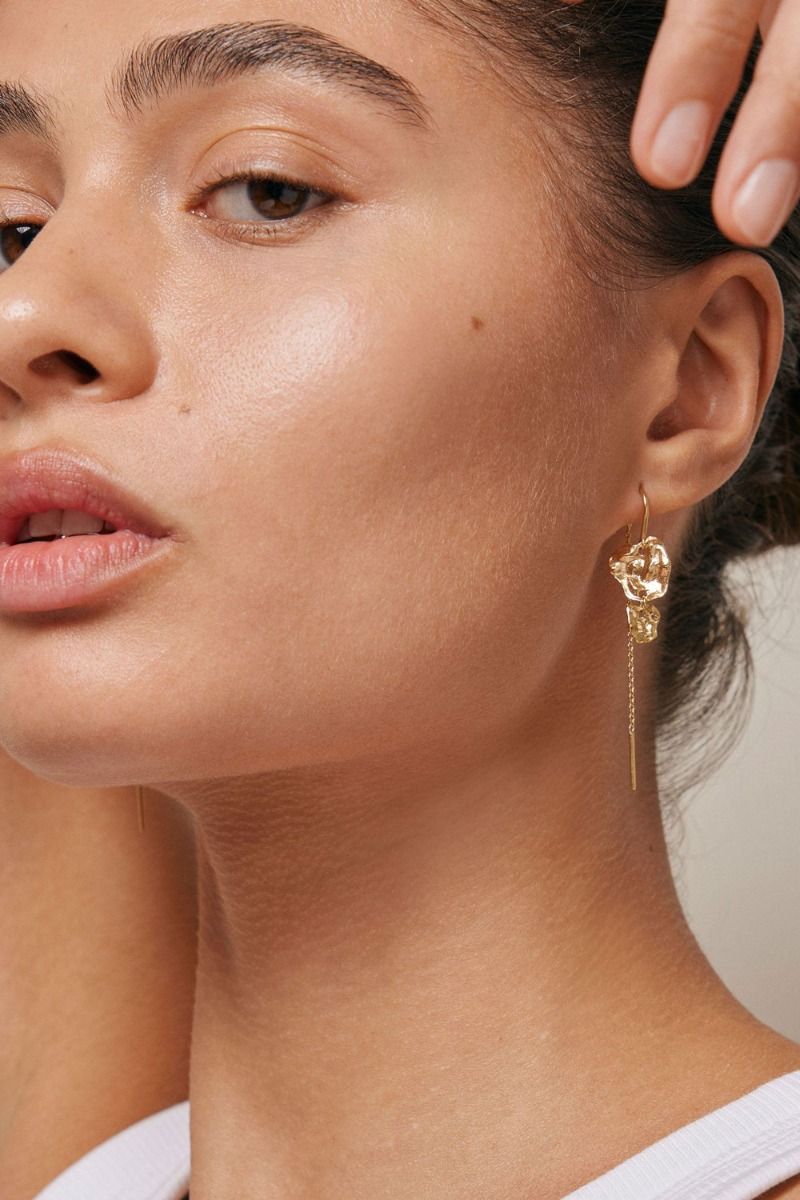 Enamel - Øreringe - Earring Kim - Gold