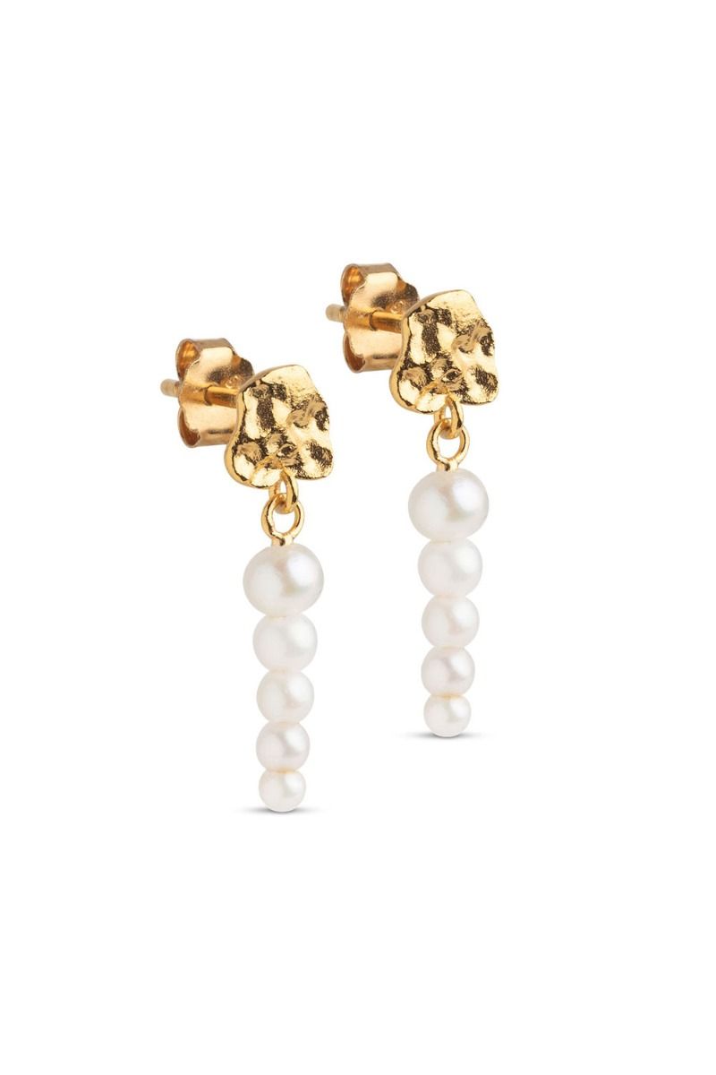 Enamel - Øreringe - Earring, Malaika - Pearls