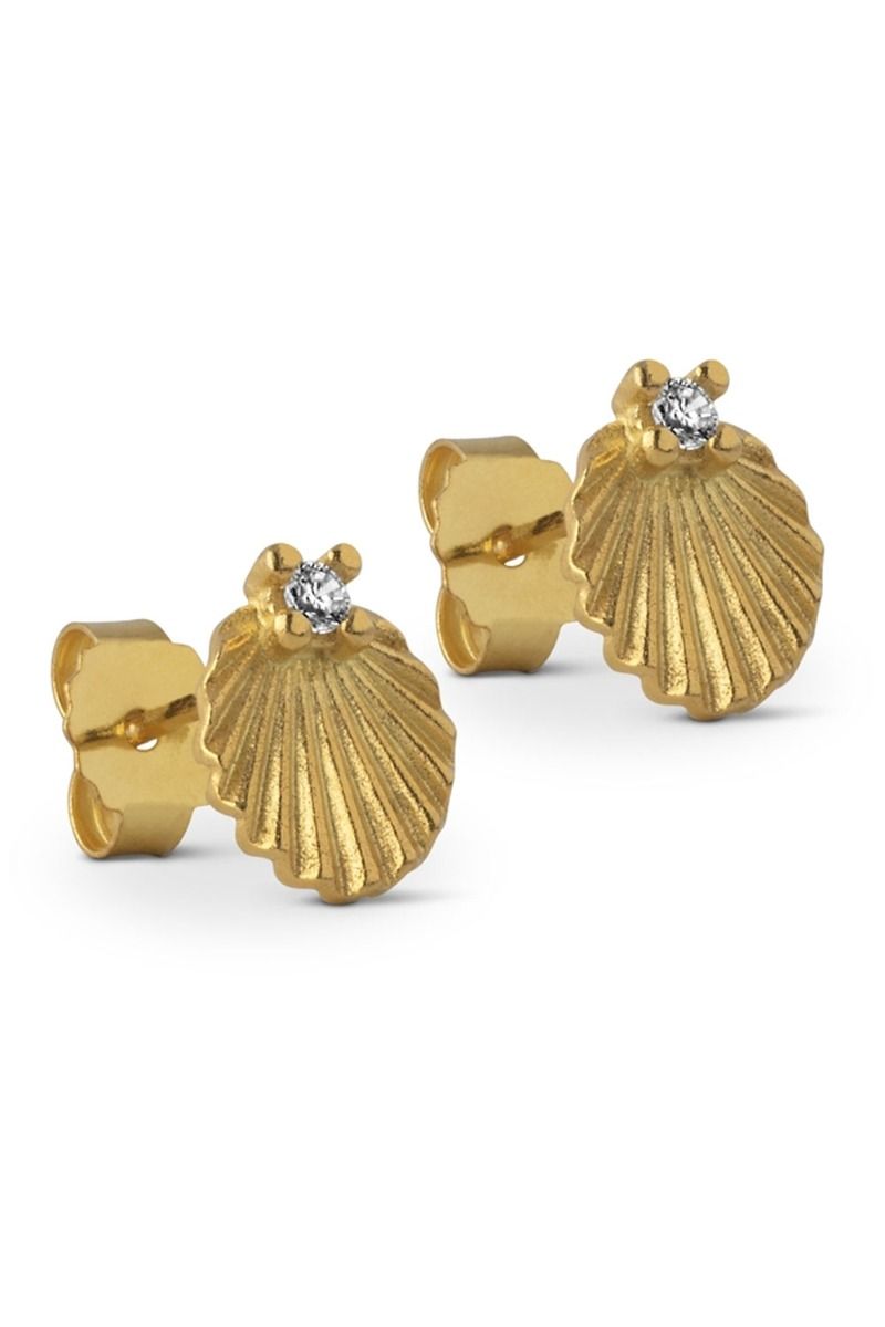 Enamel - Øreringe - Edna Stud - Clear 