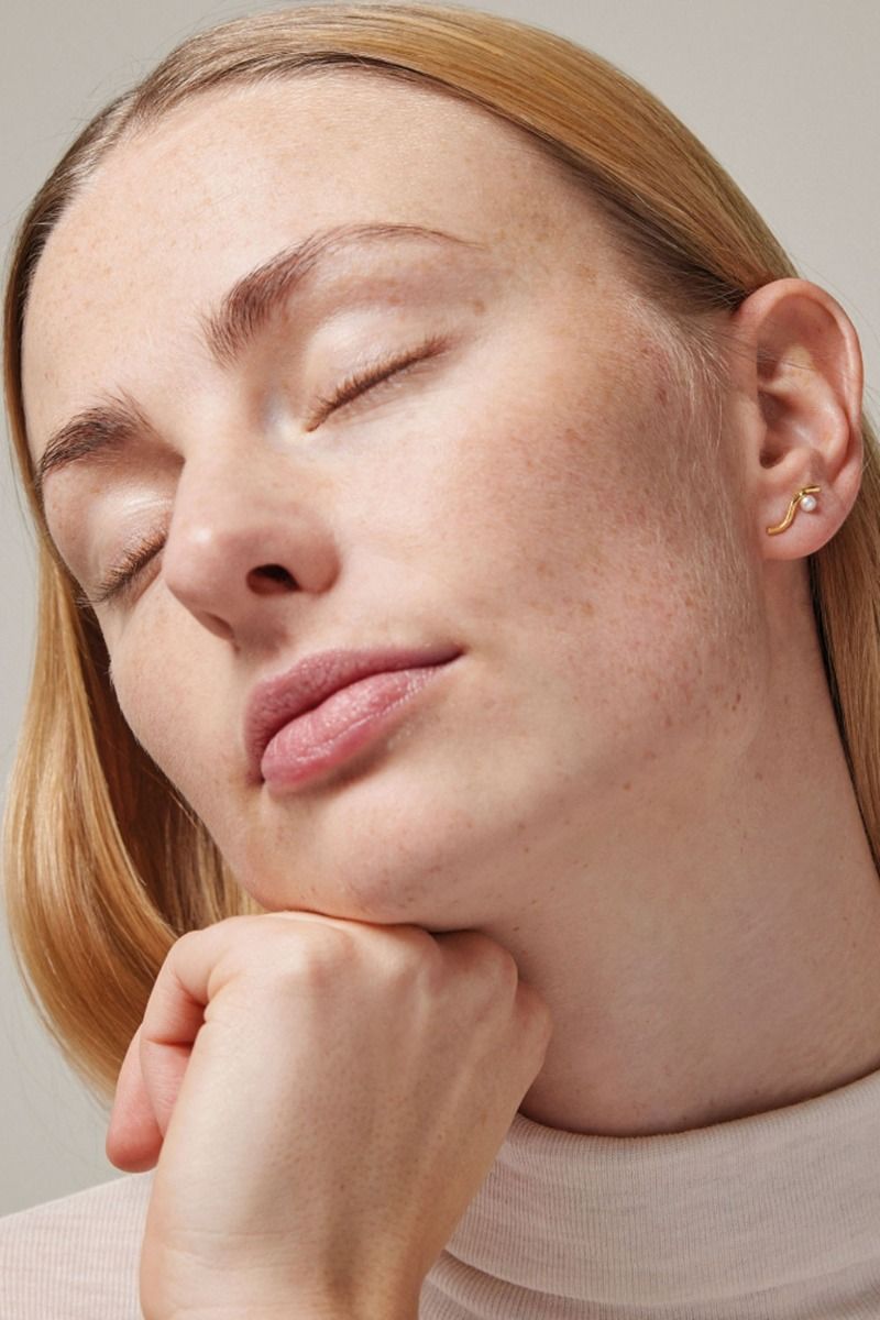 Enamel - Øreringe - Ivory Studs - Pearls