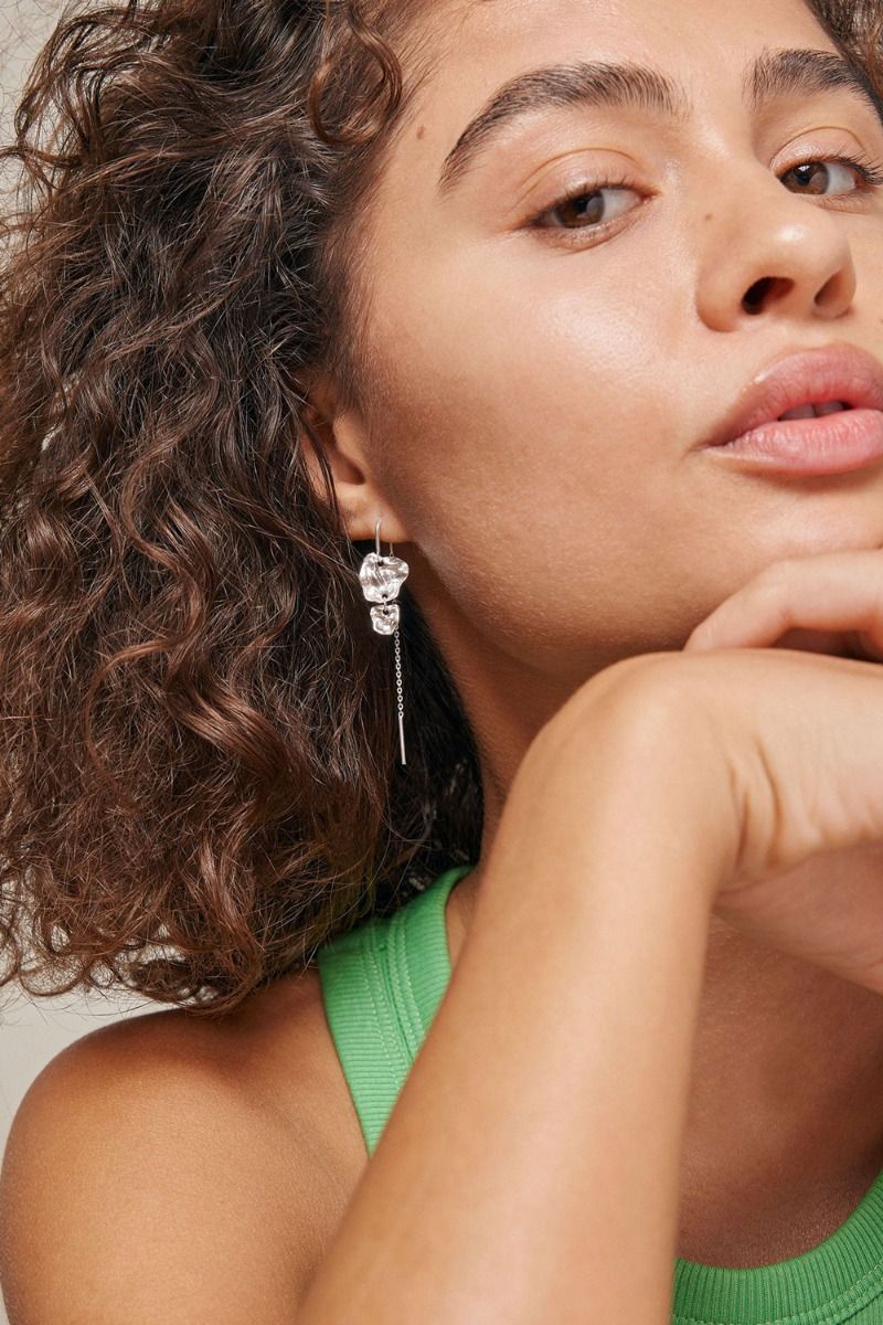 Enamel - Øreringe - Earring Kim - Silver