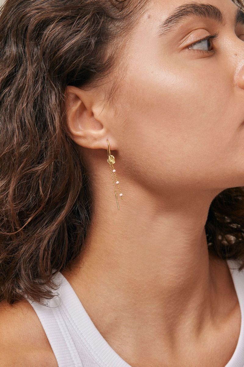 Enamel - Øreringe - Earring Lola Refined - Light Pink