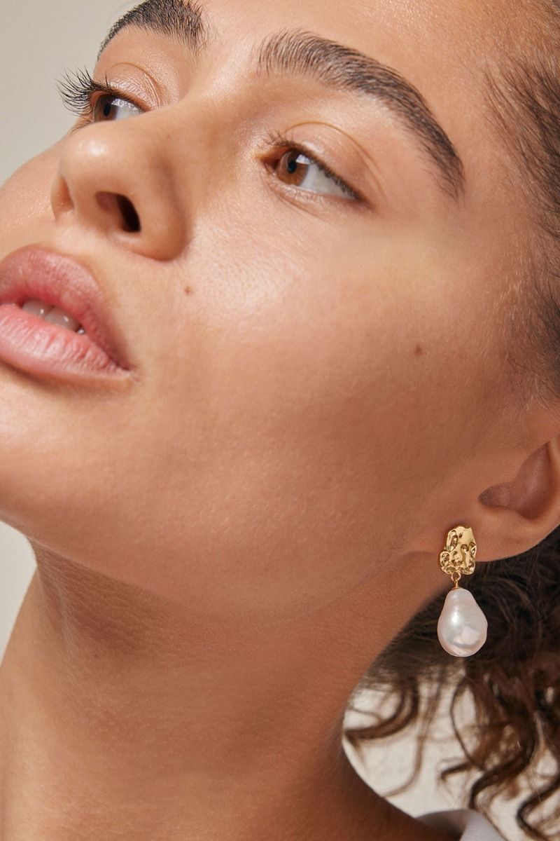 Enamel - Øreringe - Earring Paris - Pearls