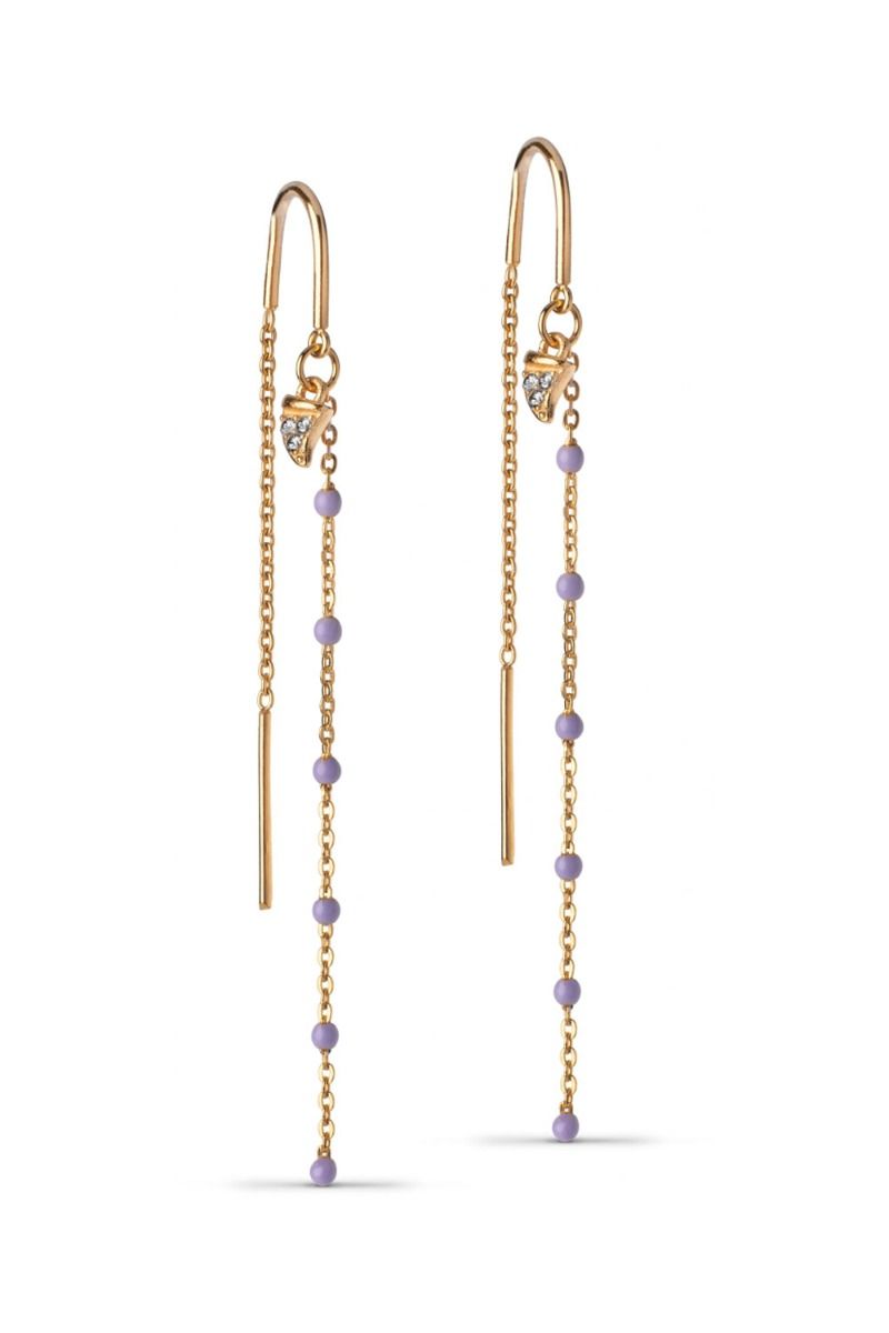 Enamel - Øreringe - Pina Earring - Gold