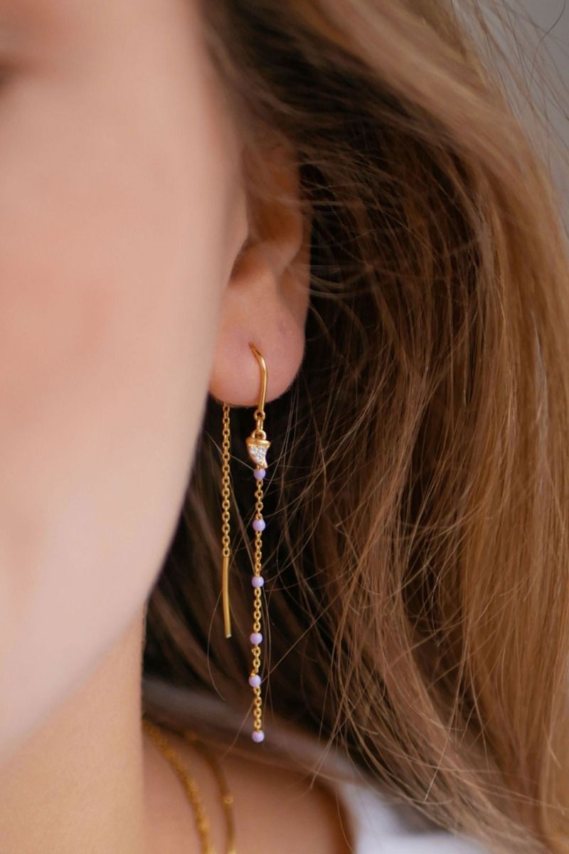 Enamel - Øreringe - Pina Earring - Gold