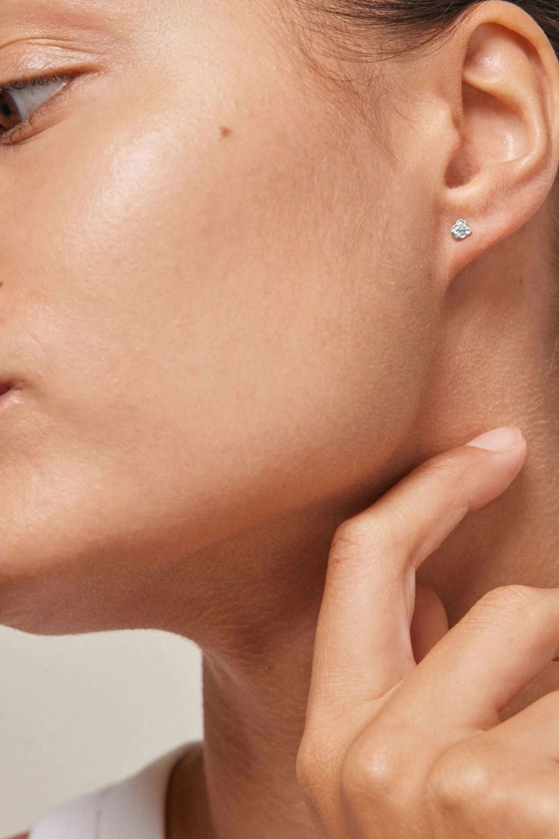 Enamel - Øreringe - Rio Mini Studs - Silver