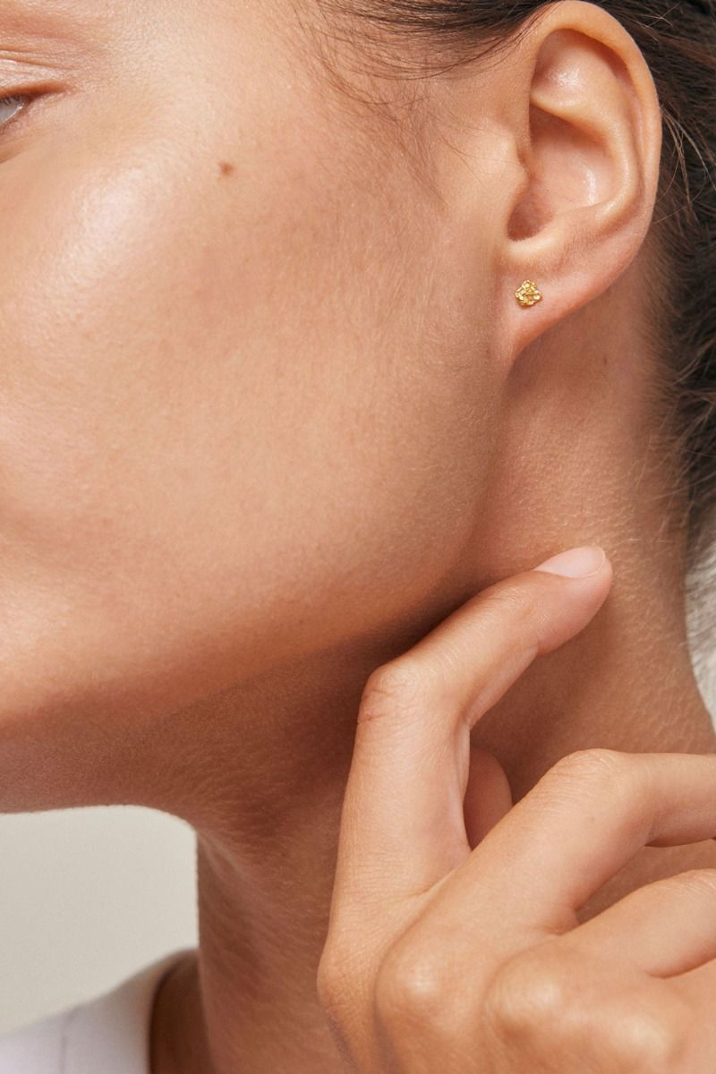 Enamel - Øreringe - Rio Studs Mini - Gold
