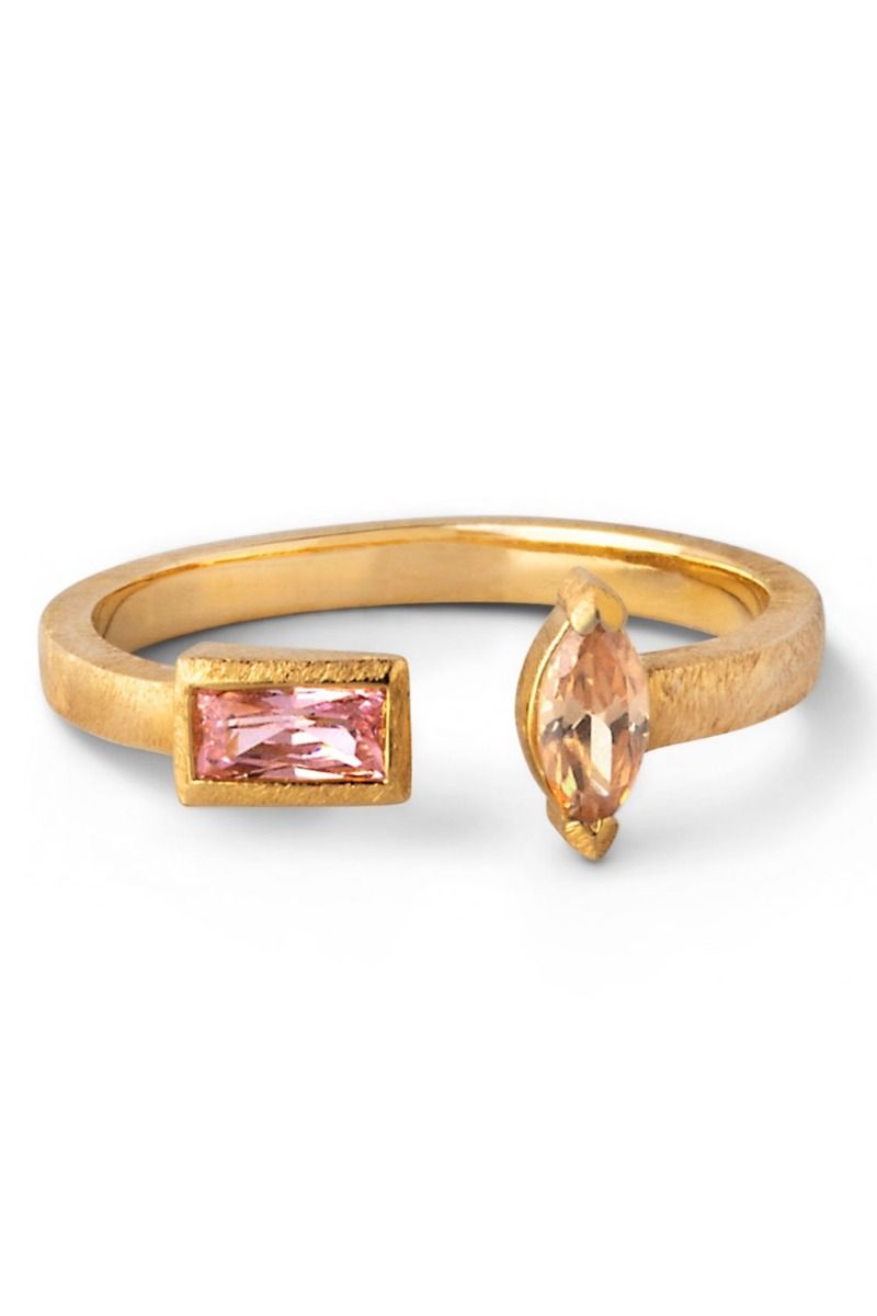 Enamel - Ring - Isolde Ring - Peach/Light Pink 