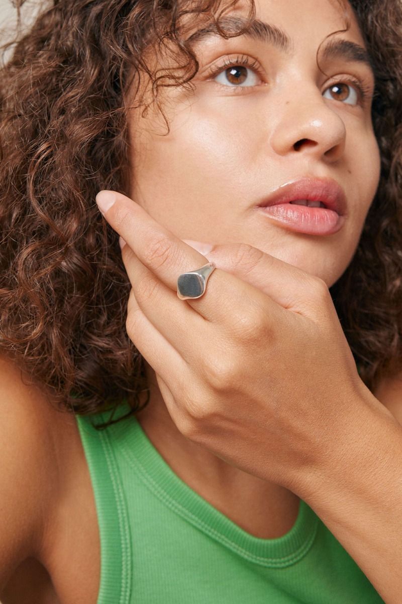 Enamel - Ring - Ring Luna - Silver