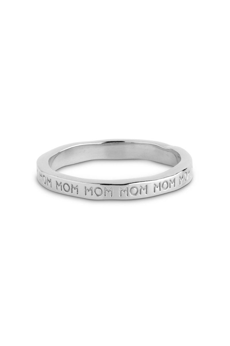 Enamel - Ring - Mom Ring - Silver  
