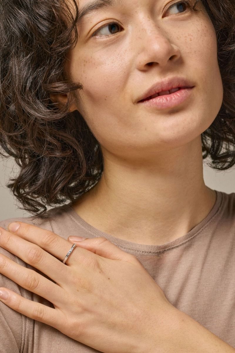 Enamel - Ring - Mom Ring - Silver  