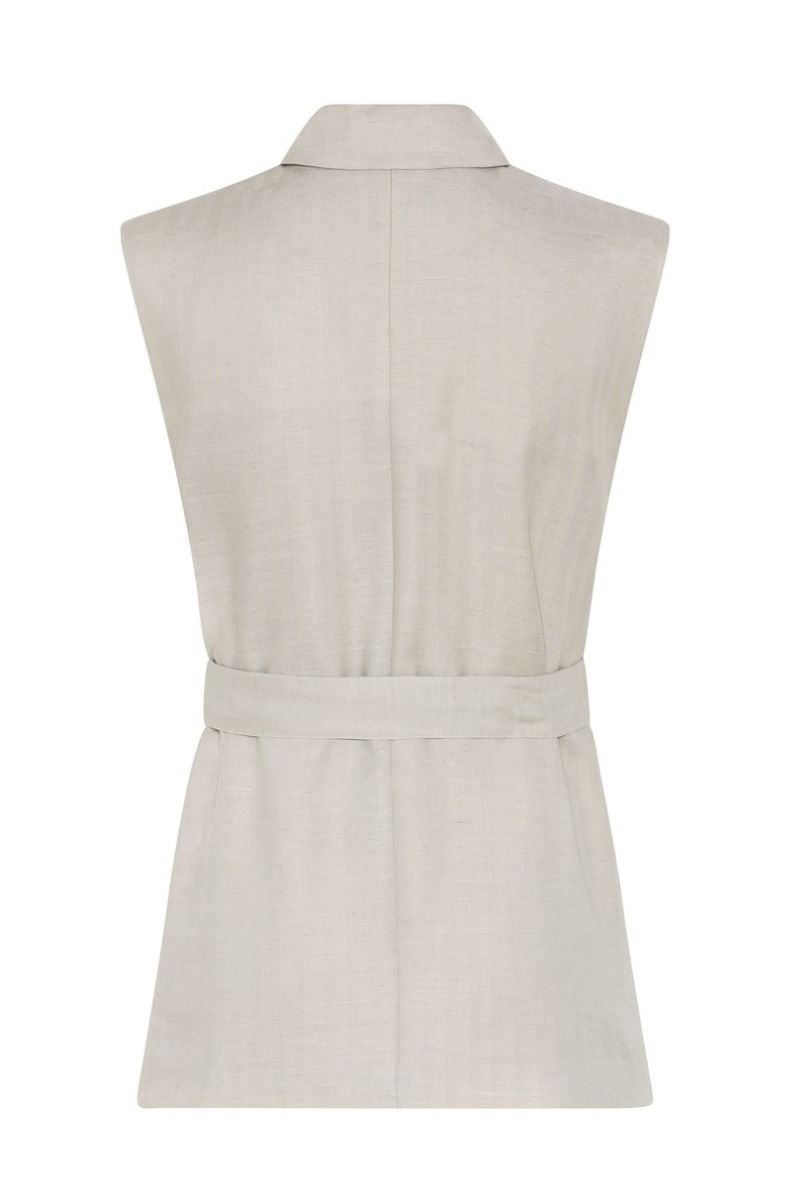 Bruuns Bazaar - Vest - AphandraBBEwe Vest - Sand (Levering midt april)