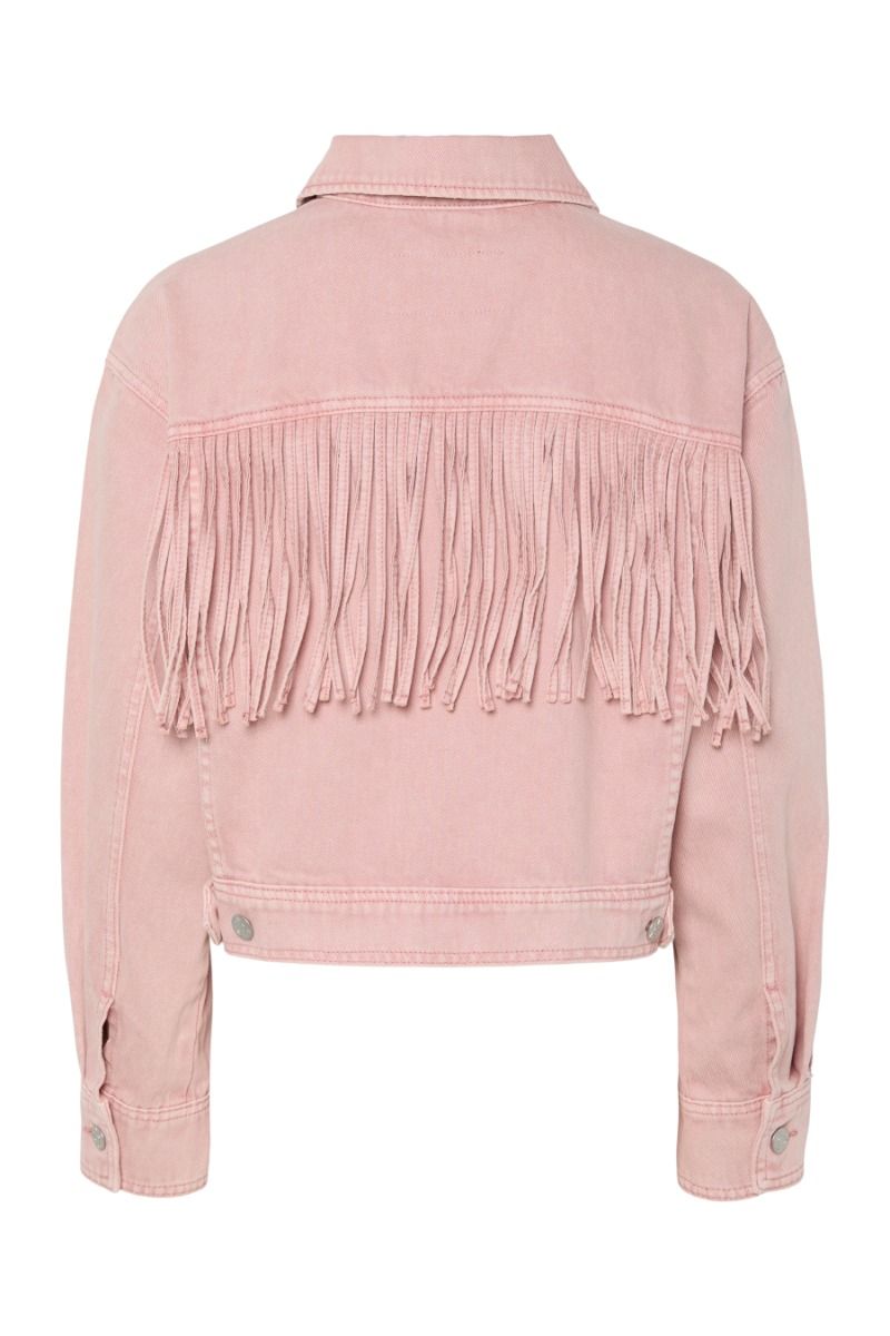 Y.A.S - Jakke - Yassun Ls Crop Denim Jacket S. - Fest Zephyr 