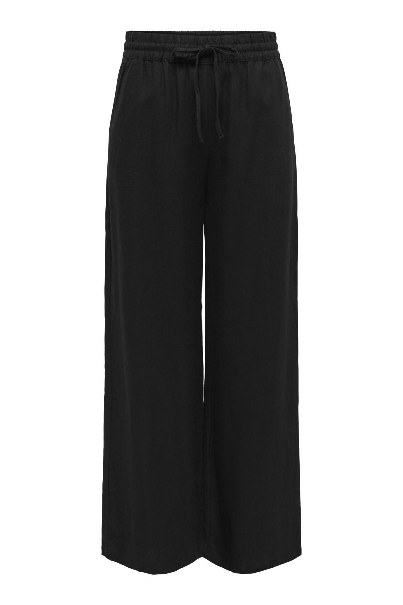 JDY - Bukser - Say HW Linen Wide Pant - Black