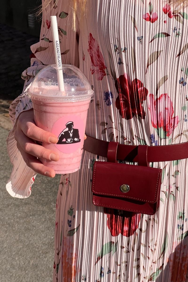 Pieces - Bælte - Fia Belt Bag - Rhubarb