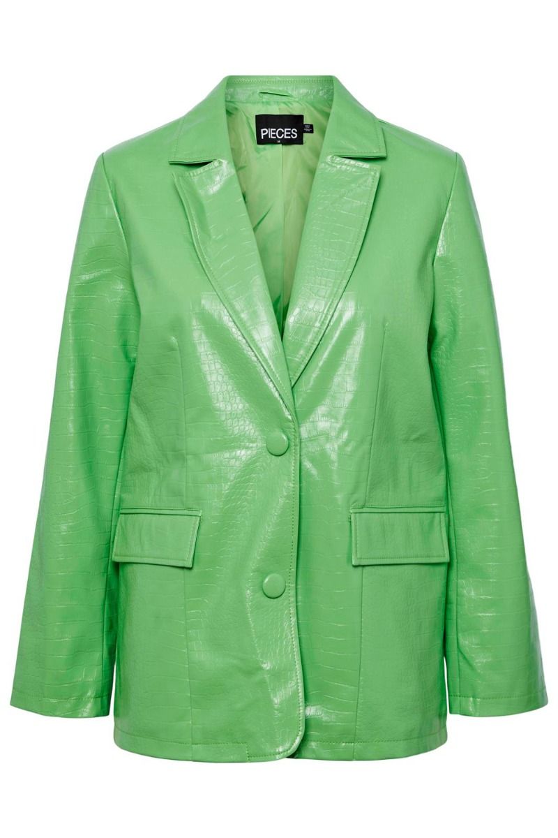 Pieces - Blazer - April LS Blazer - Daiquiri Green - Ditte Estrup